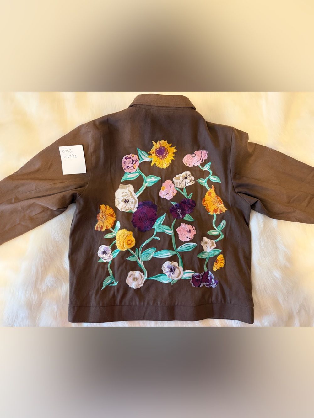 Taylor Swift The Eras Tour Surprise Song Work Jacket Embroidered Acoustic Set